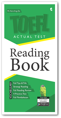 Buku TOEFL actual test: Reading Book